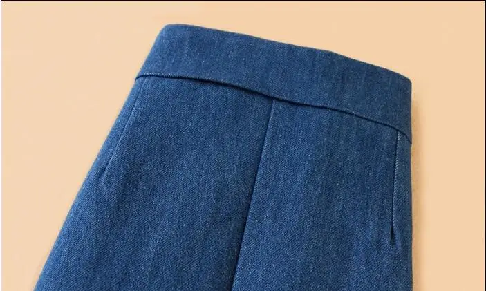 Размера плюс 4XL! Асимметричная юбка рыбий хвост, высокая талия, женская осенняя и зимняя одежда, облегающая бедра, один шаг, ковбойская Офисная Женская юбка, юбка TB3772