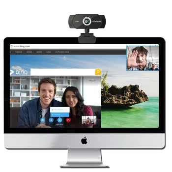 

HD Computer Camera Built-in Microphone Manual Focus Video Call Camera For PC Laptop Online Teaching Web Camera