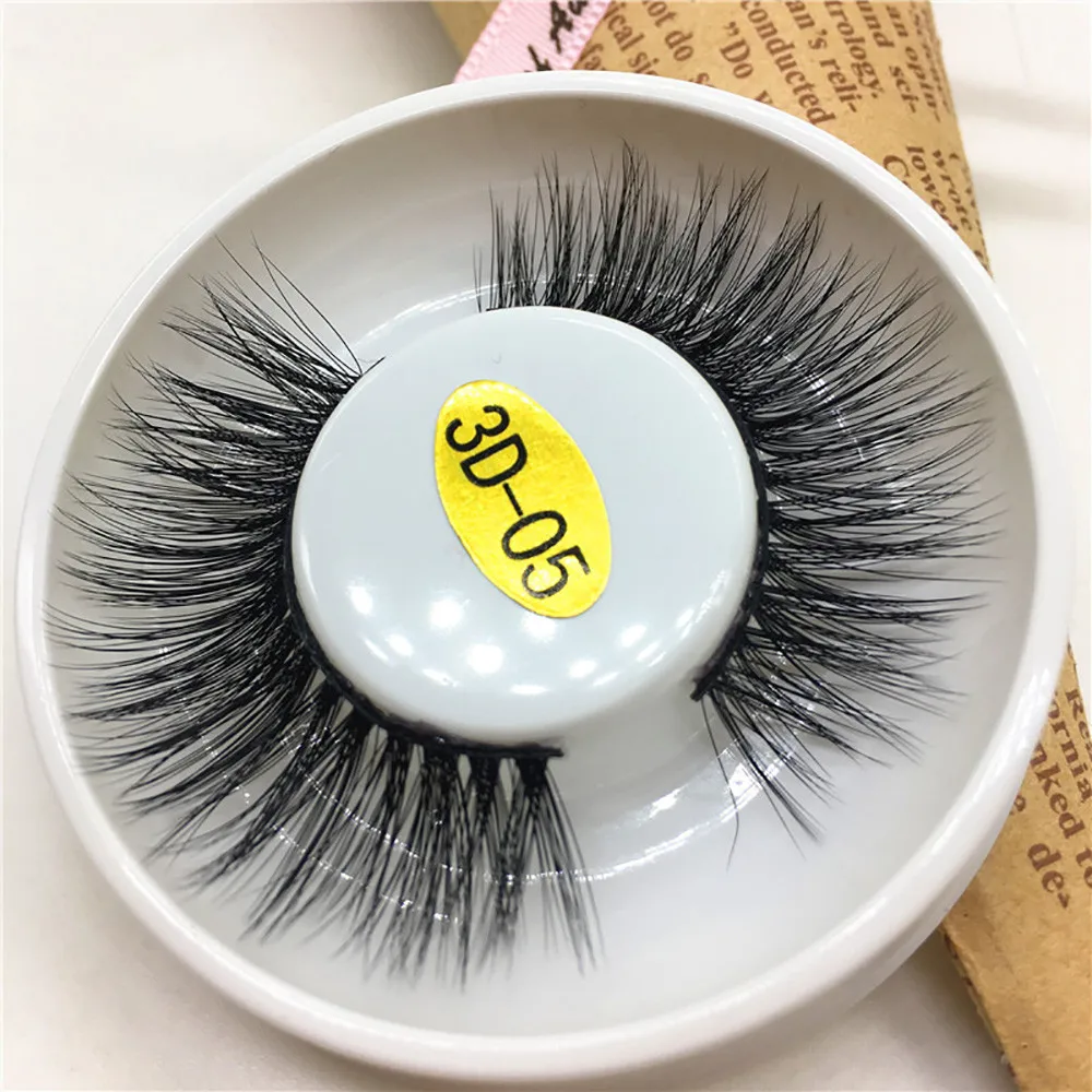 

Kanbuder Makeup Fake Eyelash 3D Lashes Mink Long Natural False Fake Eyelashes Eye Lashes Makeup Extensions Accessories Women