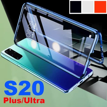 

For Samsung galaxy s20 ultra s20plus case glas samsnu galxy galax s 20 plus bumper 360° double-sided glass back cover funda