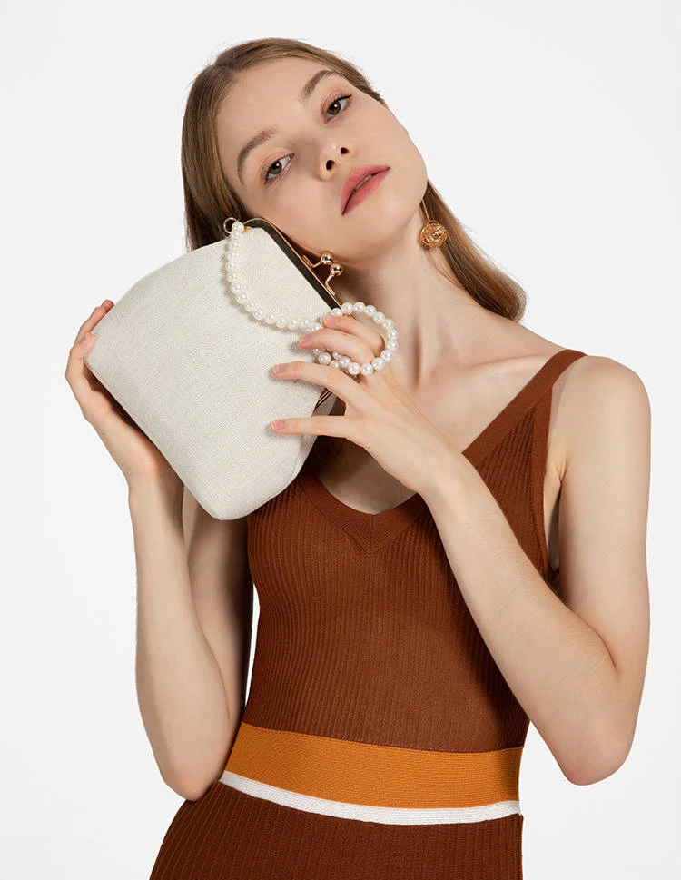 vintage bag bags women beads chain shoulder crossbody bag bags women's handbags (13)