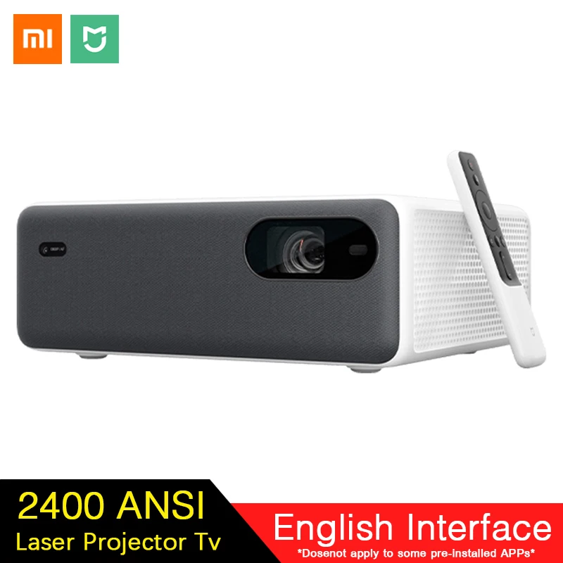 Original XIAOMI Mijia ALPD3.0 Laser Projector 2400 ANSI Lumens Resolution 150 Inch Screen Wifi bluetooth Dual 10W Speaker
