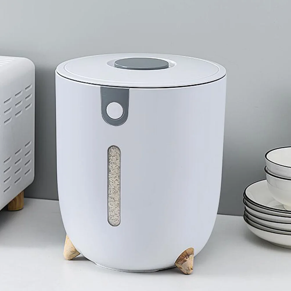 1Pc Kitchen Sealing Rice Box Storage Container Japanese Flip Bucket Moisture-Proof And Insect Proof Metering | Дом и сад