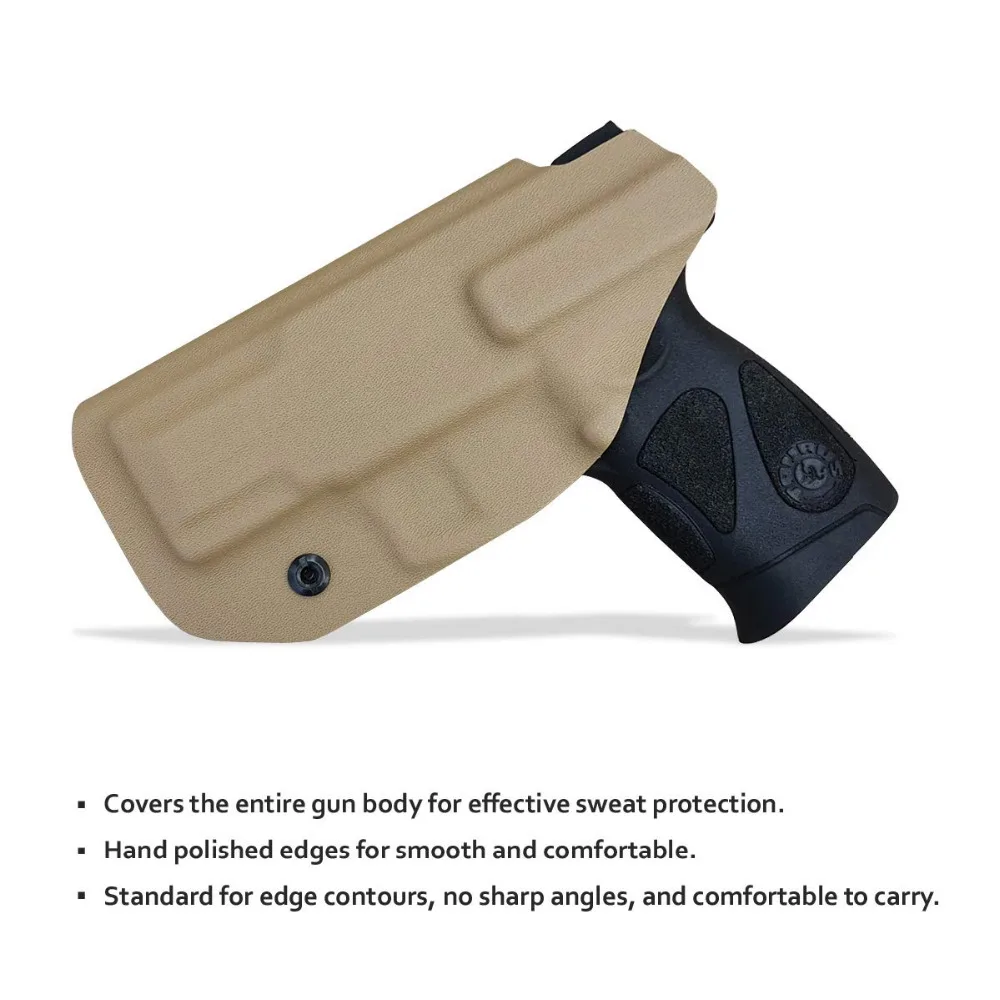 Полюс. Ремесло IWB KYDEX кобура Телец G2C PT111 G2/PT140 пистолет кобура пояс носить Скрытая кобура Телец Пистолет Чехол