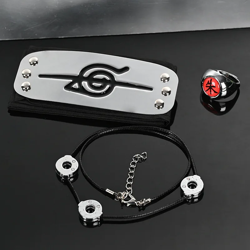 Аксессуары для косплея Аниме Наруто реквизит Итачи учихи ободок волос кунай лоб