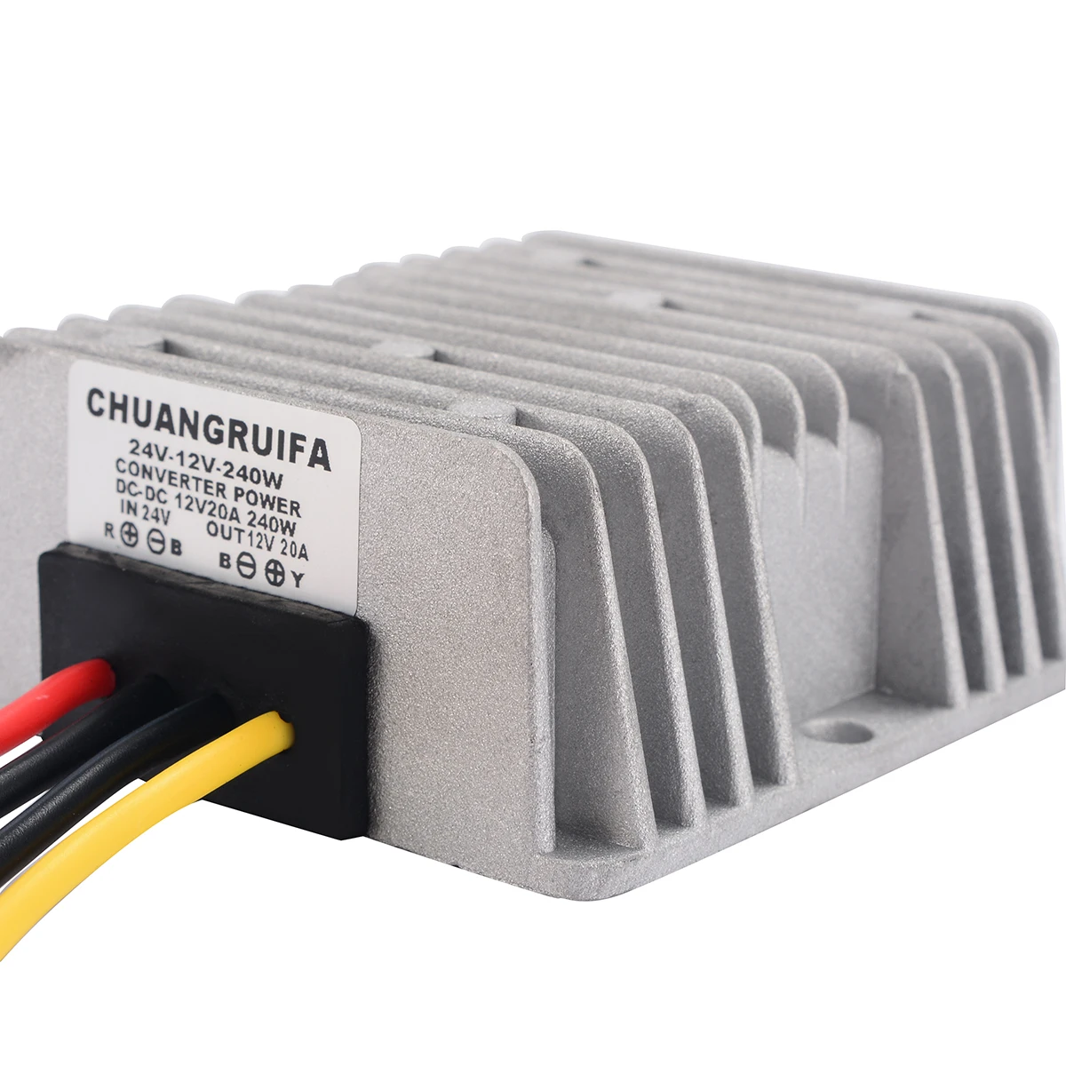 DC/DC 24 V до 12 V понижающий преобразователь 20A 240 W Водонепроницаемый автомобильный блок питания модульный регулятор для солнечного/электрического оборудования
