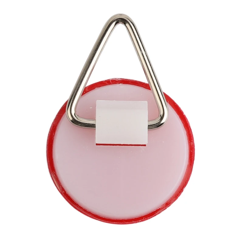Juego de colgadores de placa adhesiva Invisible, soporte de placa de pared autoadhesiva portátil, soportes de placas verticales para gancho plano de pared