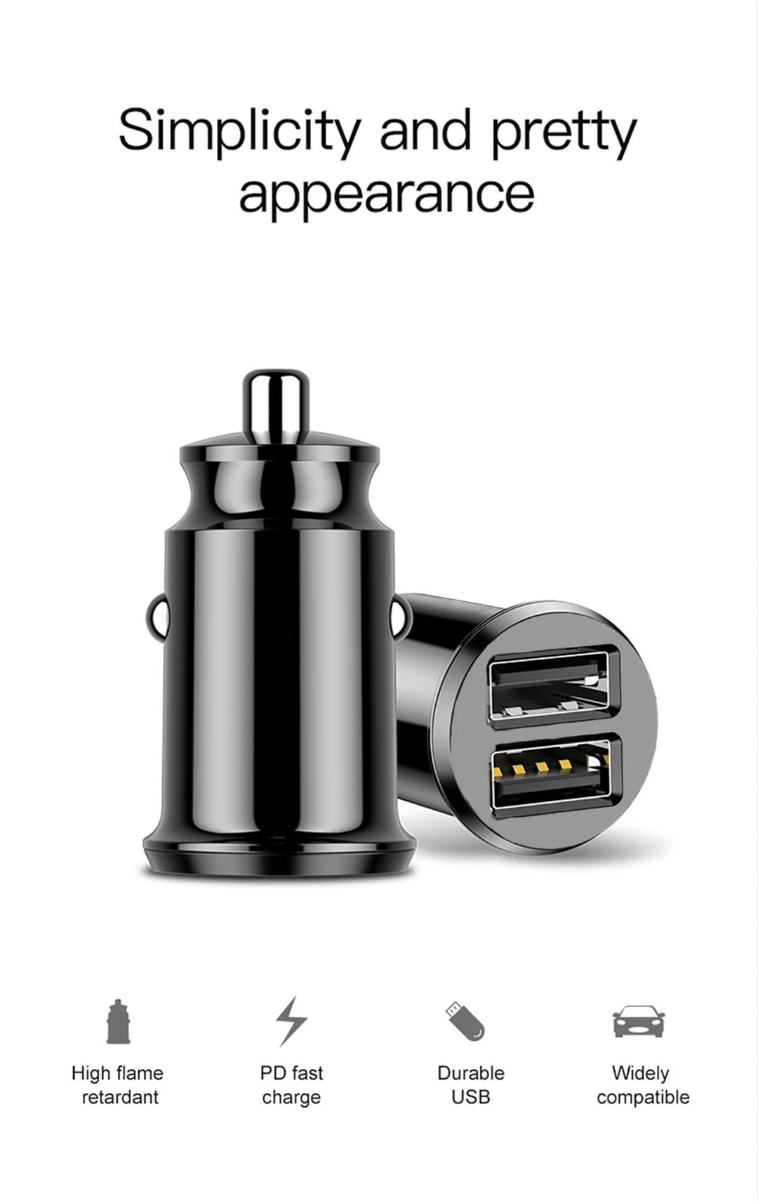 Мини USB Автомобильное зарядное устройство 3.1A Быстрая зарядка двойной USB Автомобильное зарядное устройство адаптер для iPhone 11 samsung Xiaomi Мобильный телефон планшет gps в автомобиле