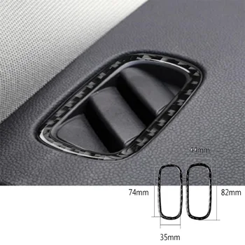 

forBMW Mini Cooper F60 carbon fiber air outlet frame decorative sticker car modification accessories