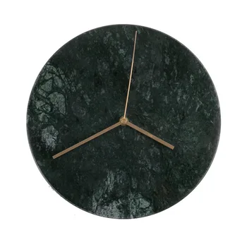 

Green Bedroom Wall Clock Elegant Classic Vintage Living Room Minimalist Clock Nordic Design Reloj De Pared Home Decor EA60WC