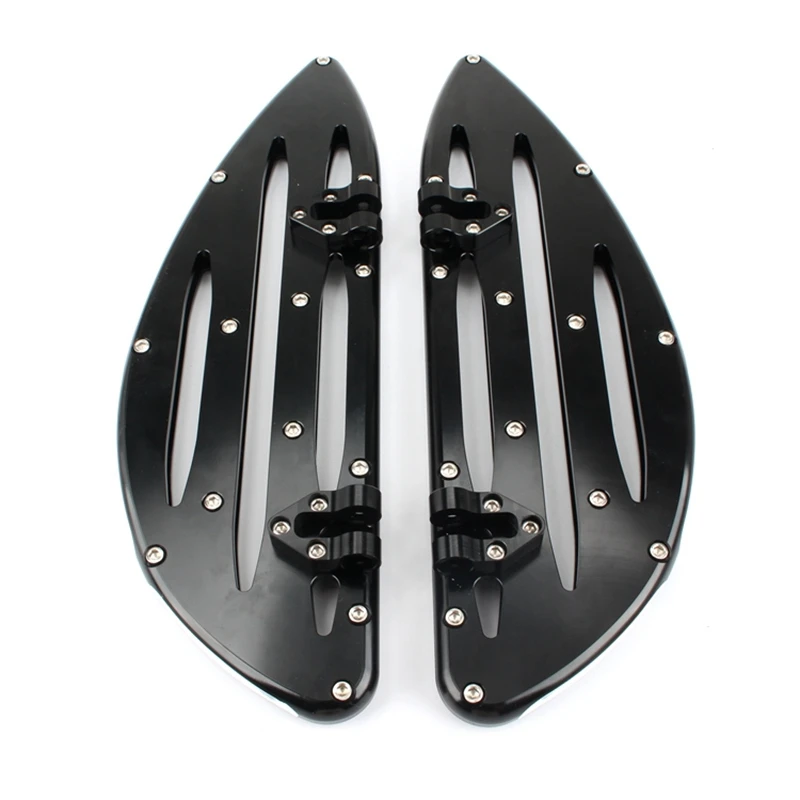Передние половицы для ног Peg крыло подножка подножки колышки черный для Harley Touring 1984