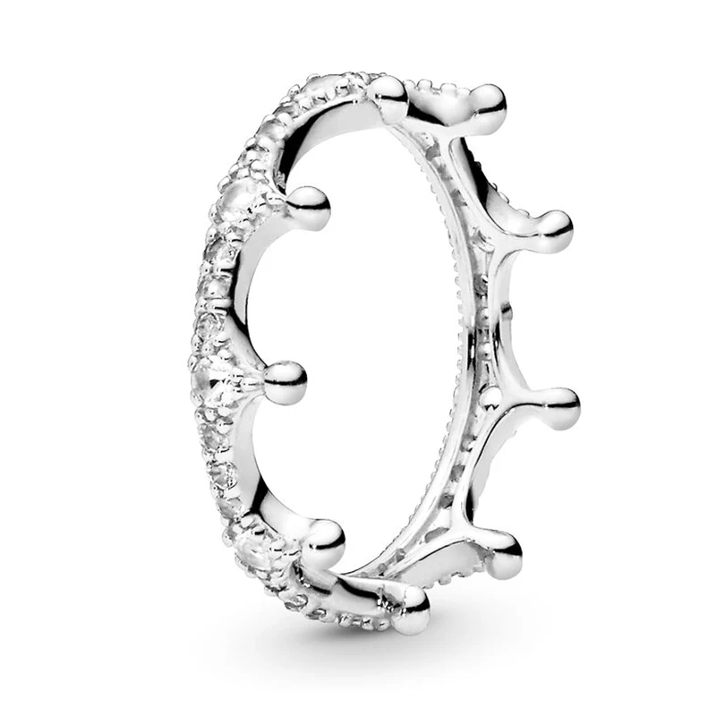 CHIELOYS Новые Модные аксессуары ювелирные изделия высшего качества Кристальное кольцо на палец с короной набор для женщин девушек хорошие украшения в подарок