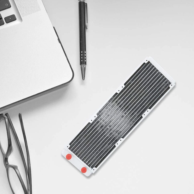 FREEZEMOD TSRP WP360 360 мм компьютерный ПК кулер для воды пианино краска белый медный
