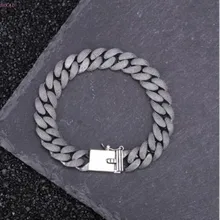 Мужской браслет, модный мужской браслет, S925 чистое серебро, тайское серебро, Ретро стиль, простое украшение для мужчин