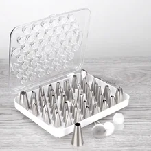 Носик для украшения набор 52 голова из нержавеющей стали рот трубопровода устройства монтажный шаблон устройство nai you zui инструмент для выпечки шаблон Dec