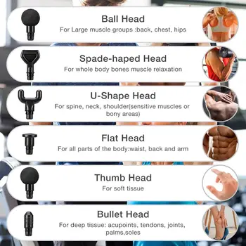 Professional Fascial Massage Gun Sport Relaxation Fitness 5