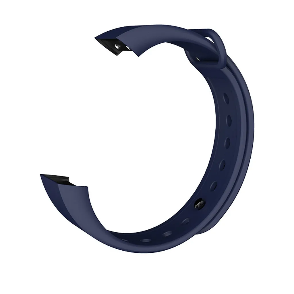 Часы с силиконовым ремешком ремешок для Xiaomi Huami Amazfit Cor Midong Band - Цвет: Темно-синий