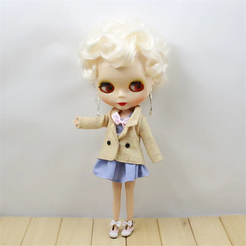 Fortune Days DBS 1/6 Bjd кукла 2 шт. в полоску платье и пальто