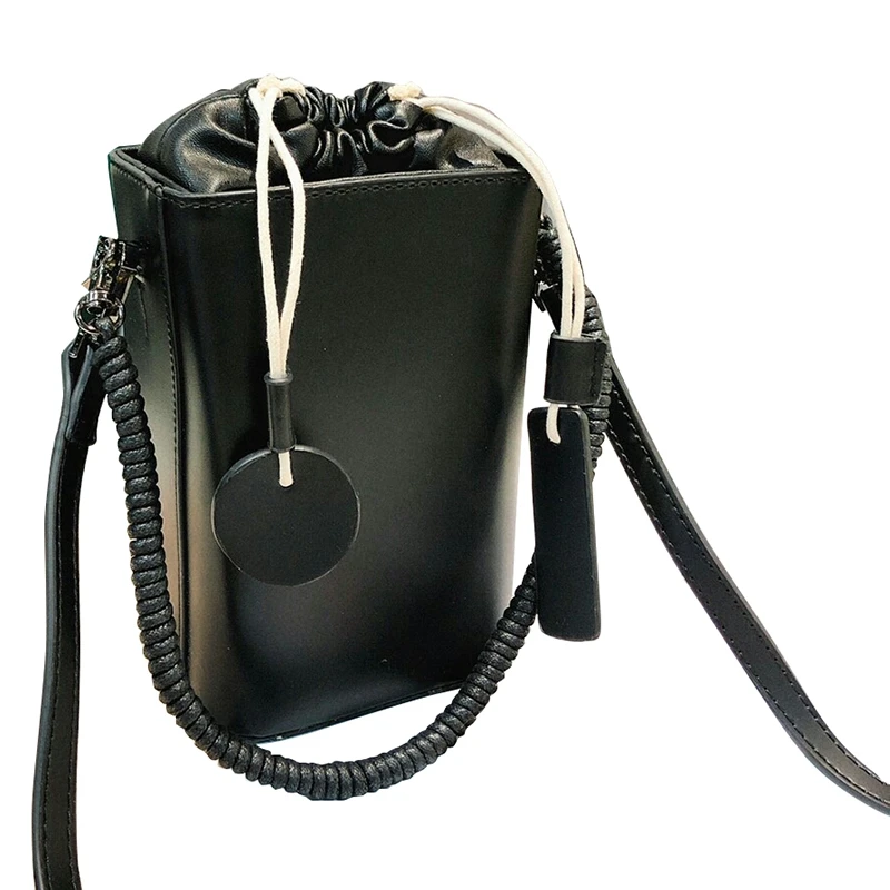 

AUAU-New Women'S Sweet Color Simple All-Purpose Small Bucket Bag Single Shoulder Messenger Bags
