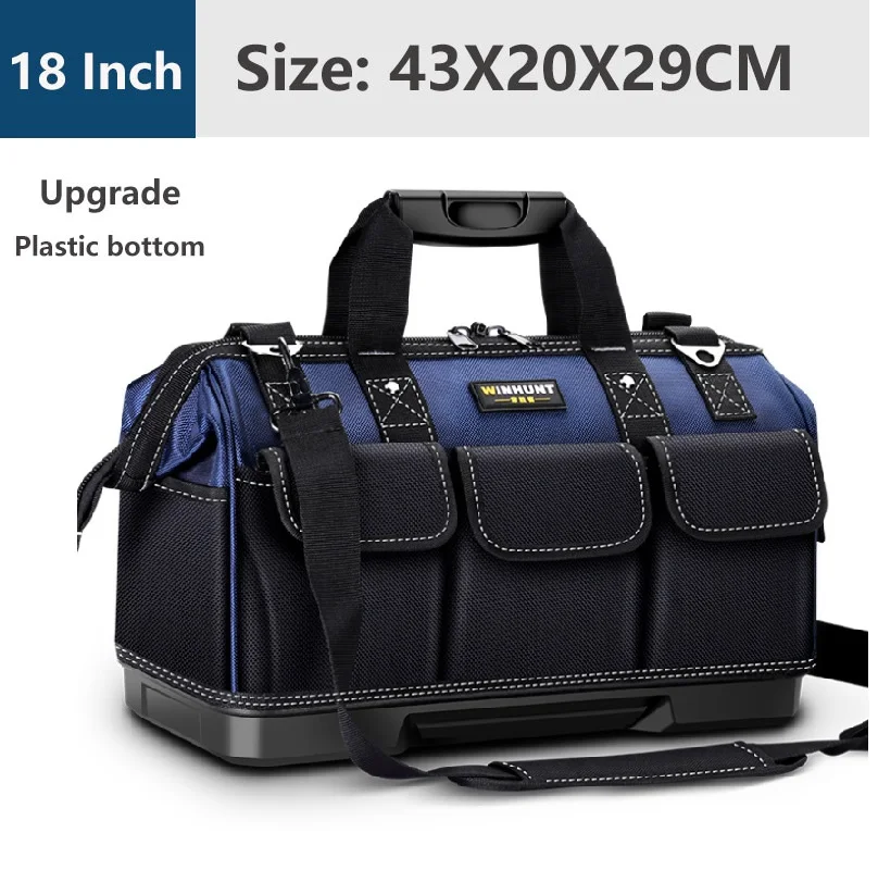 rolling tool chest Repair Tools Bag Workpro Suitcase Storage Organizer Electrician Tool Belt Multiple Function Large Capacity Oxford Waterproof tool chest with tools Tool Storage Items