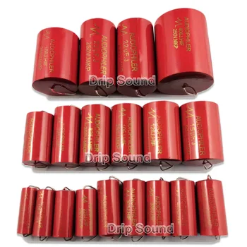 

2pcs 10uF-47uF 250V Car Audio Speaker Frequency Divider Crossover Polypropylene Film Non-Polarity Capacitor
