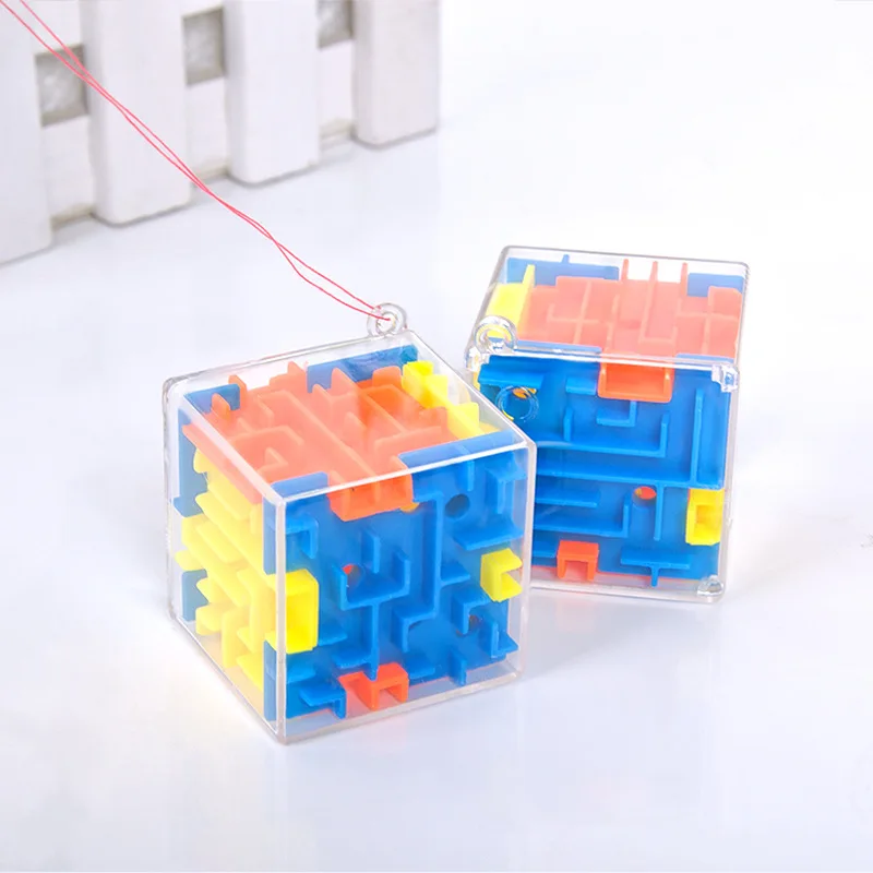 

3D Cube Stereo Maze Game Roll-on GIRL'S Boy Educational Toy Washed off Perplexus Gift