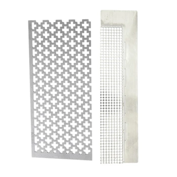 

2Pcs DIY Diamond Painting Drawing Ruler Accessory Stainless Steel - for Square Diamond & for Round Diamond