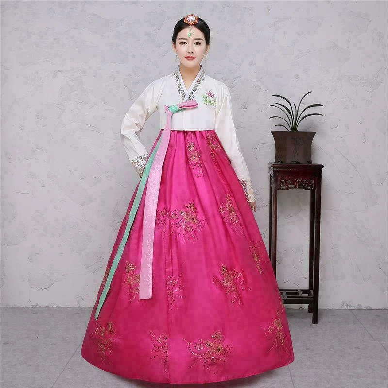 Hanbok vestido tradicional para mujer, traje nacional, Kimono, boda, moda asiática|Ropa de Asia y Islas del Pacífico|