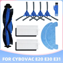

For Cybovac E20 30 31 Robotic Vacuum Cleaner Spare Parts Main Roller Brush Side Spin Brushes Hepa Filter Mop Cloth Rag