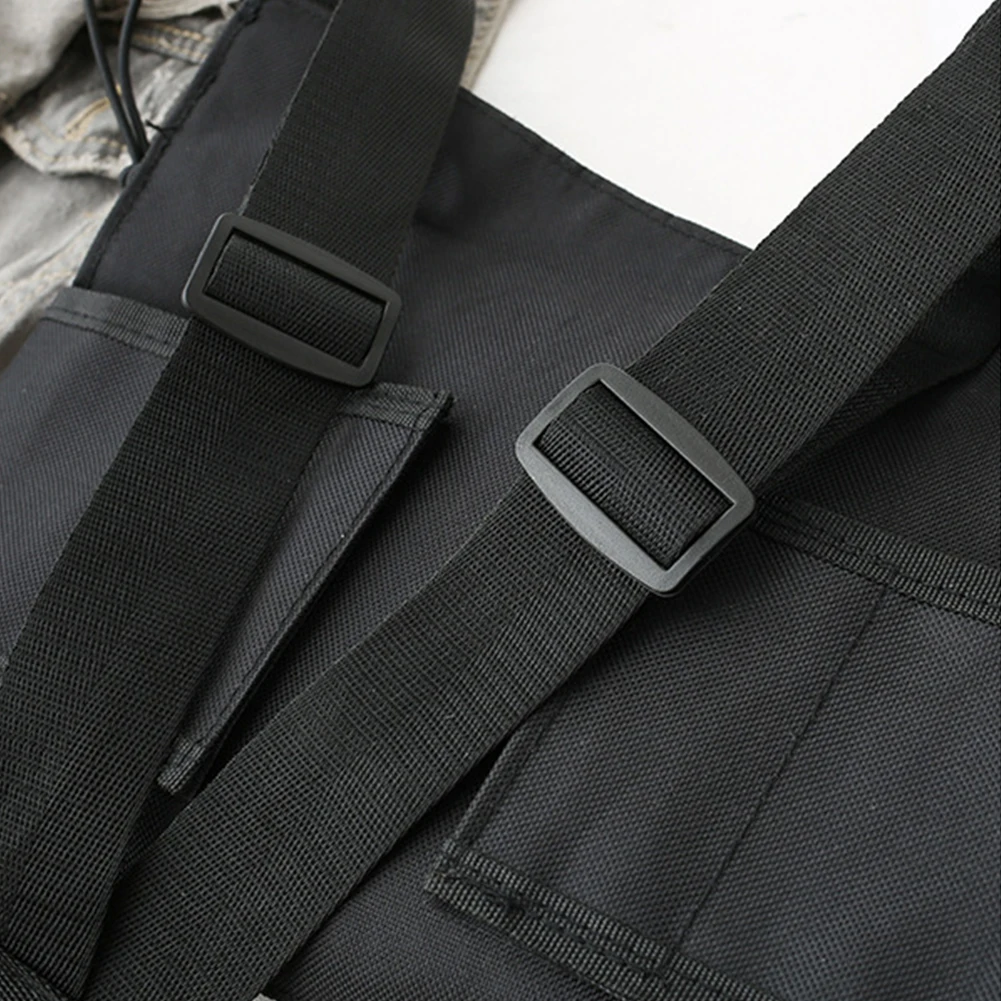 Harness Tactical Rig Large Capacity With Shoulder Strap Hip Hop Nylon Unisex Vest Pouch Streetwear Chest Bag Multi Pockets