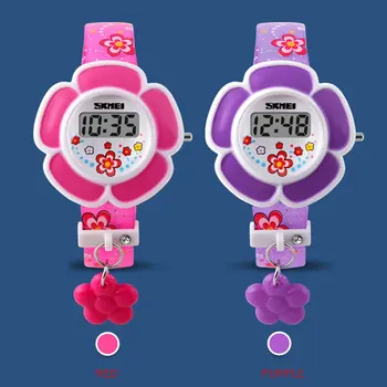 

Fashion Children Student Watch Flower Pattern Wristwatch Casual Lovely Colorful Kids Boys Girls Electronic Quartz Watch Gift