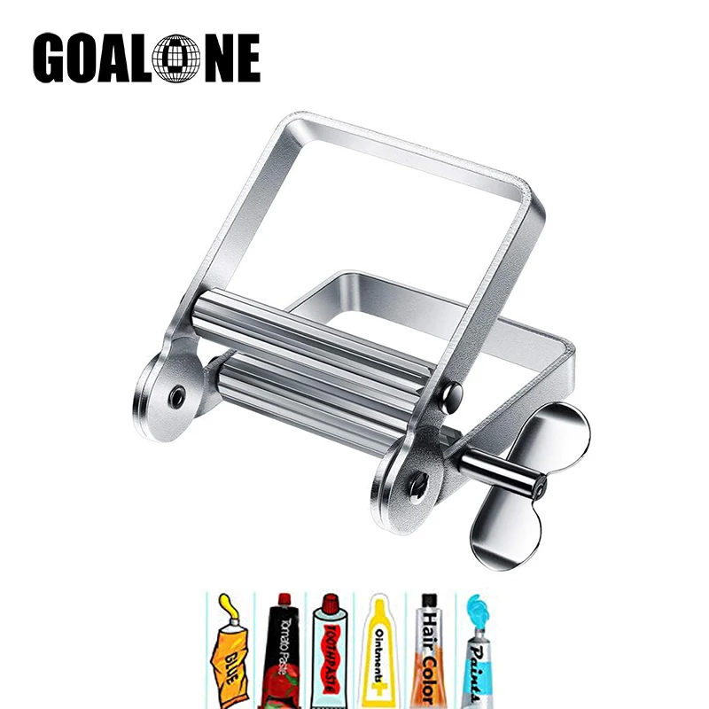 

Goalone Metal Toothpaste Squeezer Dispenser Toothpaste Tube Roller Wringer for Hair Salon Hand Cream Artist Paint Tube Cosmetics