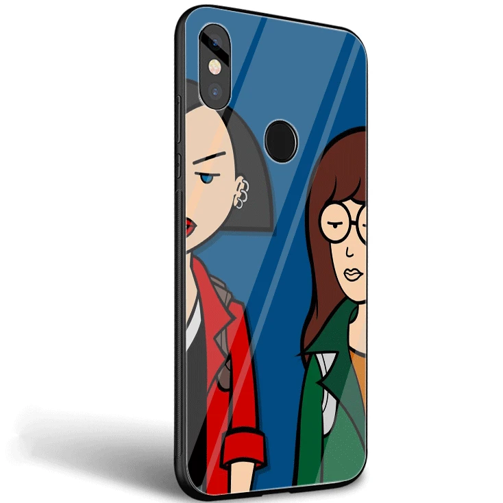 Mobile Phone Glass Case For Xiaomi Note 5 6 7 Pro F1 A1 A2 4X 5X 6X 9 Cover TPU DARIA MORGENDORFFER Shell - Цвет: G9