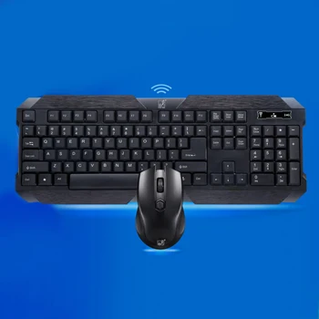 

Wireless Keyboard Mouse Combo SetB 2.4Ghz 1600dpi Gaming Gamer Game Mice Waterproof for Computer PC desktop