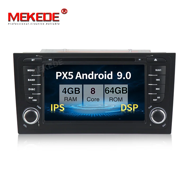 7 &quot2din 4 Гб 64 ГБ Android 9 0 автомобильный мультимедийный плеер для Audi/A6/S6/RS6 octa cores с DSP IPS