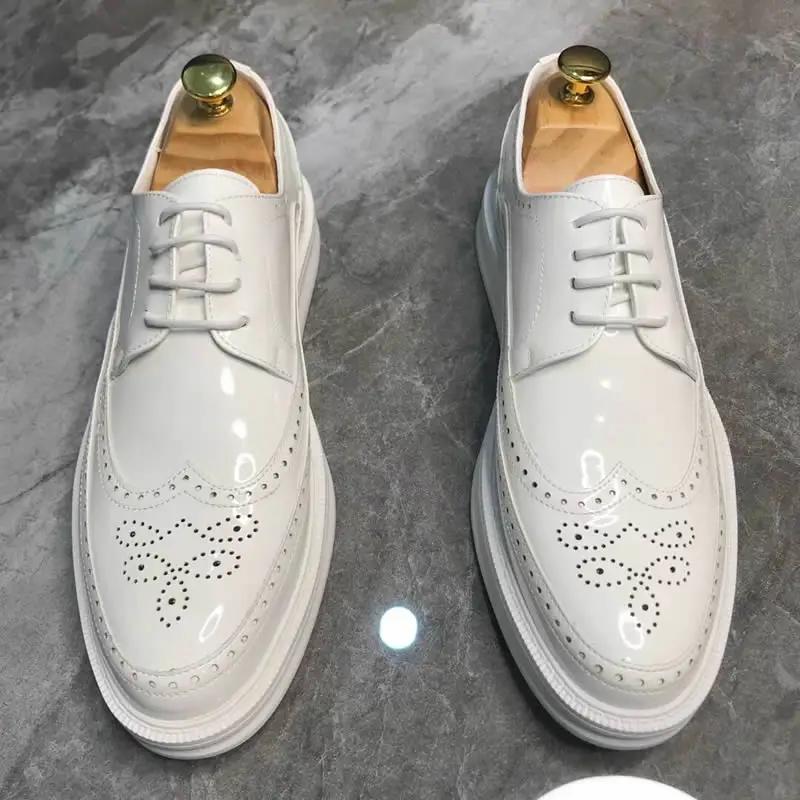Oxford-Shoes Party-Footwear Brogue Formal Office Fashion Man Comfortable