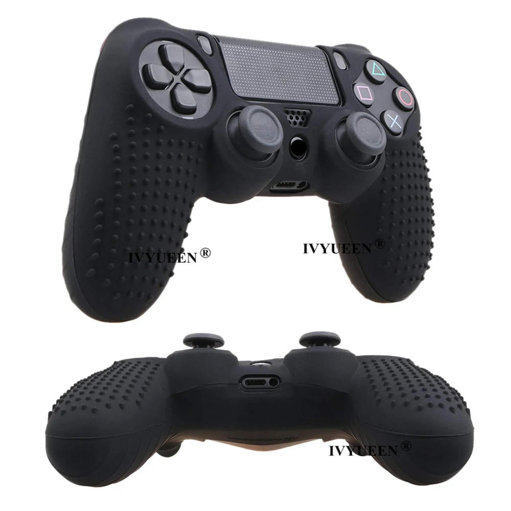 IVYUEEN 25 цветов Противоскользящий силиконовый чехол для sony playstation Dualshock 4 PS4 DS4 Pro тонкий контроллер и ручка