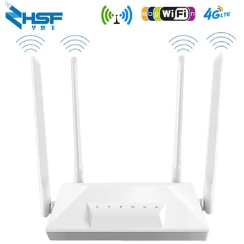 

Unlocked 4G LTE CPE wireless router SIM card 4Pcs antenna with 300Mbps indoor wireless CPE router, with LAN port, 32 Wifi users