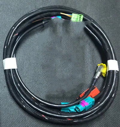 Описание товара: Название детали: для Audi A3 8V MIB 2 CarPlay MDI USB AMI установить переключатель разъема кнопки жгута упаковочный лист - Название цвета: Черный