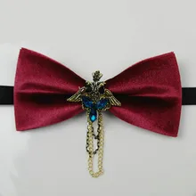 Ручной работы галстук-бабочка Корейская мода ежедневный костюм рубашка жених свадебные аксессуары модный ночной клуб высокого класса мужской галстук-бабочка унисекс подарки