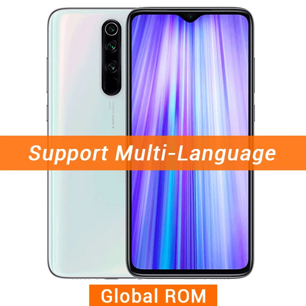Global ROM White Xiaomi Redmi Note 8 Pro 6 ГБ ОЗУ 128 Гб ПЗУ 64 мп четырехъядерный мобильный телефон MTK Helio G90T Восьмиядерный экран 6,5 дюйма 4500 мАч - Цвет: Global ROM White