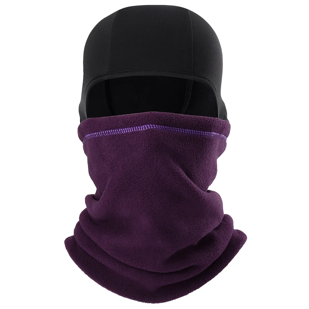 04 Winter Warm Balaclava Fleece Face Mask Guard Military Cap Snowboard Helmet Hood Liner Head Shield Beanies Men - Цвет: 04