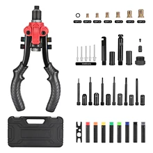 Ensemble d'outils de rivetage avec pince à Riveter manuelle, avec mandrins filetés, avec écrous m3 m12