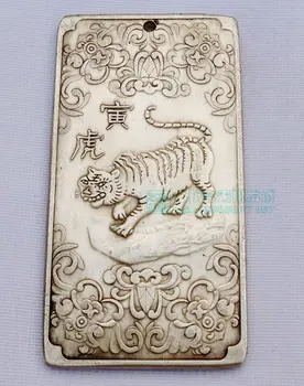 

Amuleto de tigre animal del Zodíaco del Fengshui chino del Tíbet