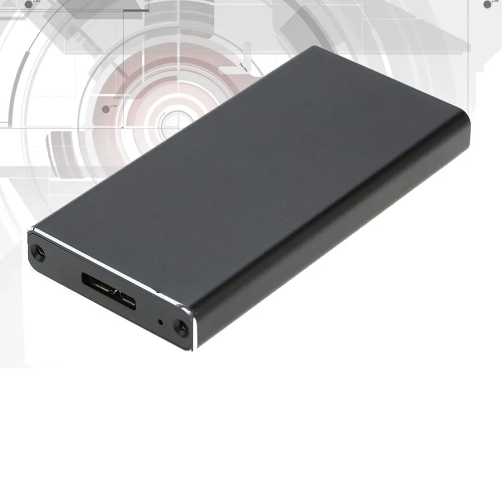 23M10-RTK Msata SSD твердотельный накопитель, предназначенный для всех алюминиевых сплавов 6G высокоскоростной USB3.0 мобильный жесткий диск коробка