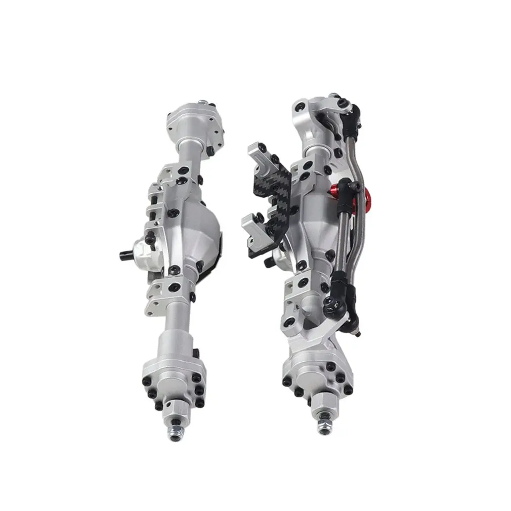 SCX10 Алюминиевый CNC анодированный Полный Передний Задний портальный мост для 1/10 RC Гусеничный автомобиль осевой SCX10 II 90046 90047 Запчасти для обновления