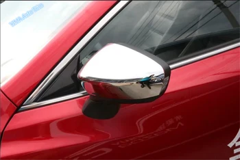 

Lapetus Car Styling Side Door Rearview Mirror Protection Cap Cover Trim 2 Pcs / Set Fit For Mazda 6 Sedan & Wagon 2013 2014 2015