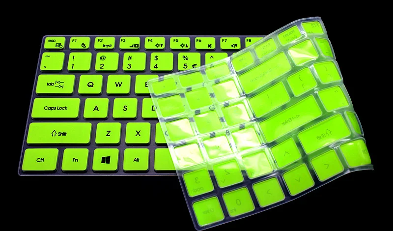 Polegada capa protetora de película protetora de teclado de silicone completo