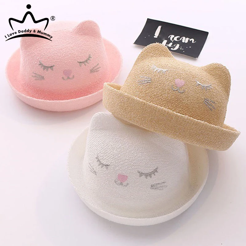 baby girl straw hat