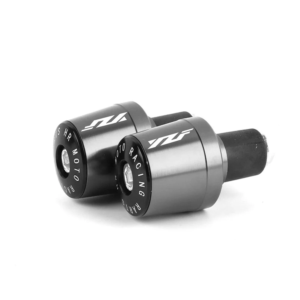Titanium 7/8 ''22 мм мотоциклетные ручки для YAMAHA R6S YZF R6 YZF-R1 мото рукоятка ручки конец веса шапки вилка слайдера - Цвет: Titanium